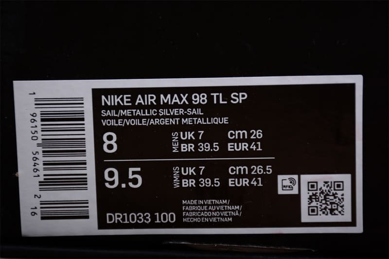 NK Air Max 98 TL Supreme White