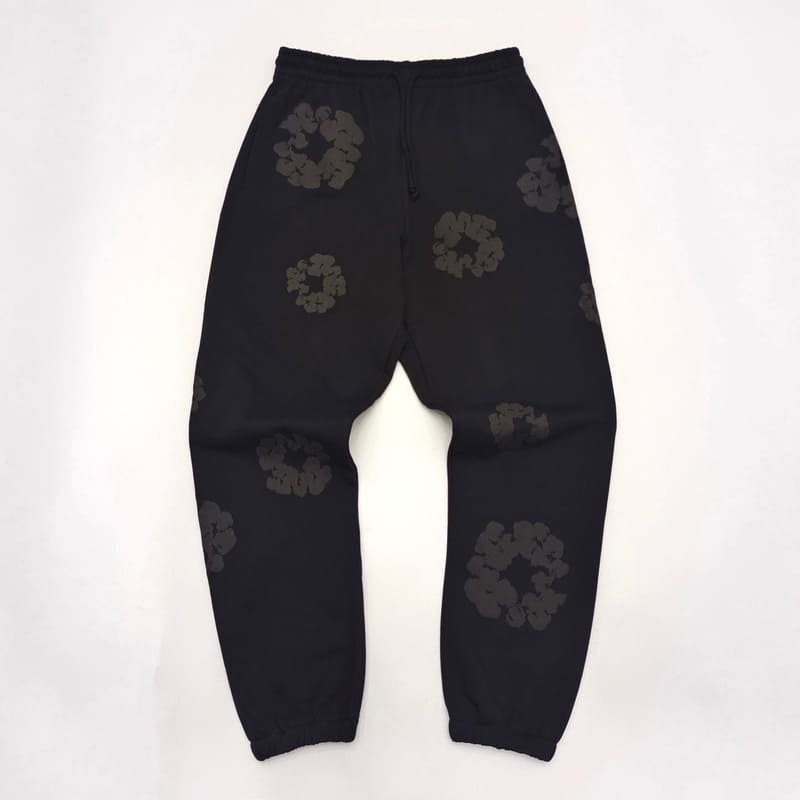Calça DN T Cotton Wreath Black Monochrome