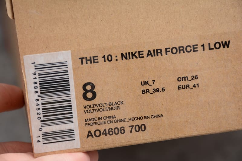 Air Force 1 Low Off-White Volt - MOLINS COMPANY