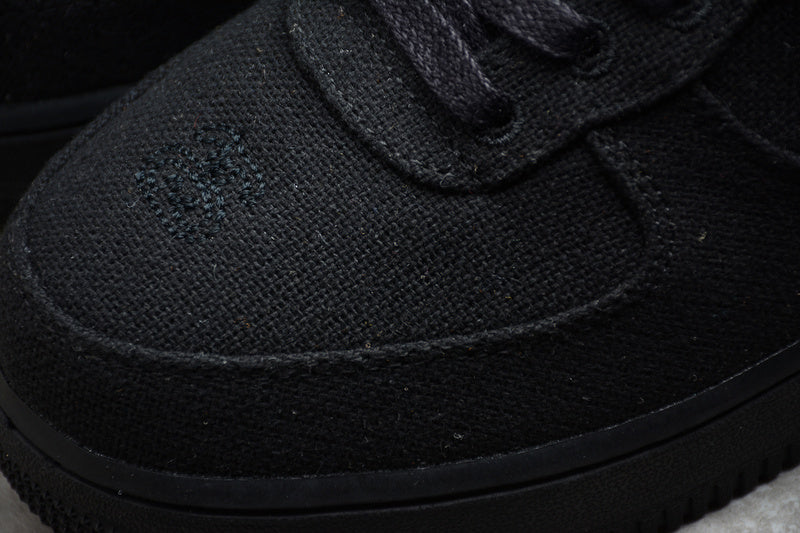 Stussy x NK Air Force 1 Triple Black