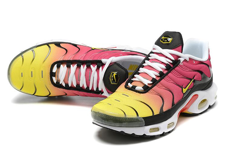 TÊNIS NIKE AIR MAX PLUS TN "RAINBOW AMARELO/ROSA"