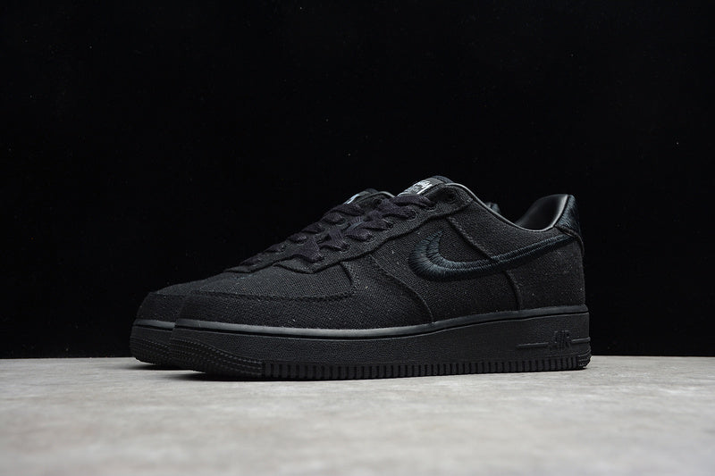 Stussy x NK Air Force 1 Triple Black