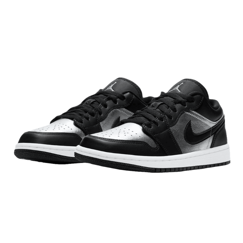 Air Jordan 1 Low Black Metallic Silver - MOLINS COMPANY