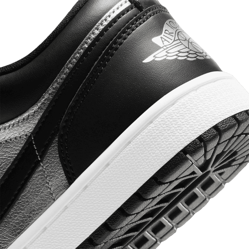 Air Jordan 1 Low Black Metallic Silver - MOLINS COMPANY