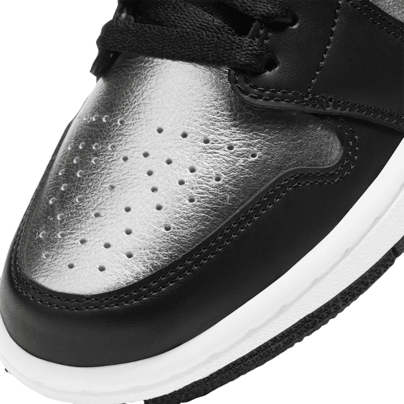 Air Jordan 1 Low Black Metallic Silver - MOLINS COMPANY