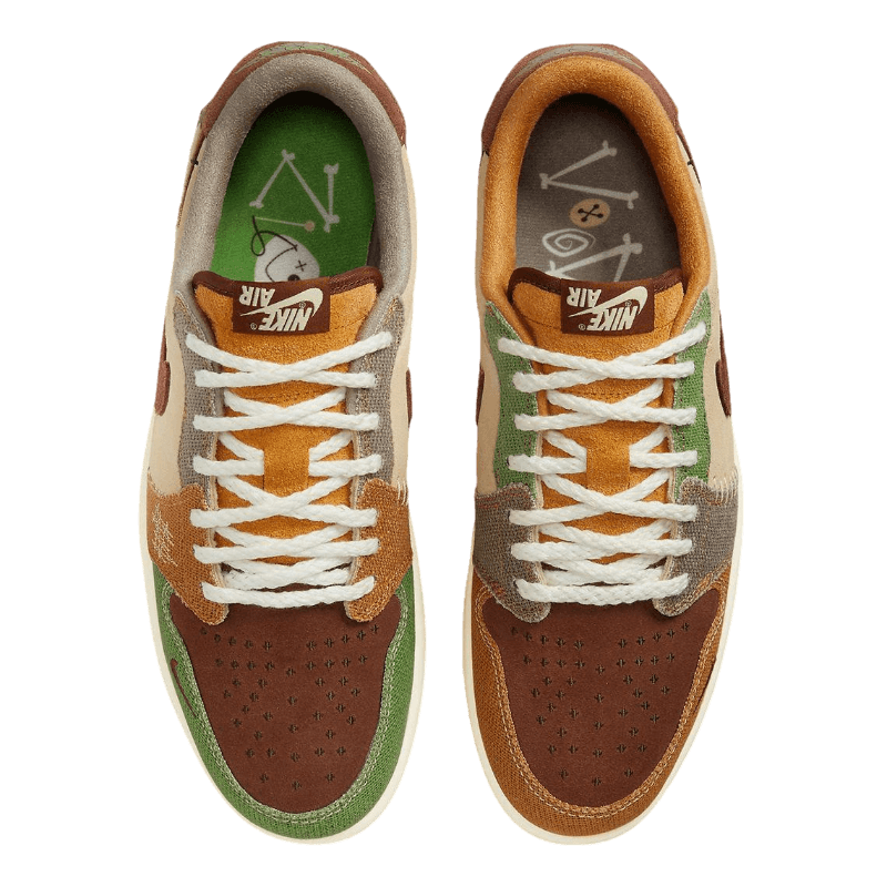 Air Jordan 1 Low Voodoo Flax and Oil Green - MOLINS COMPANY