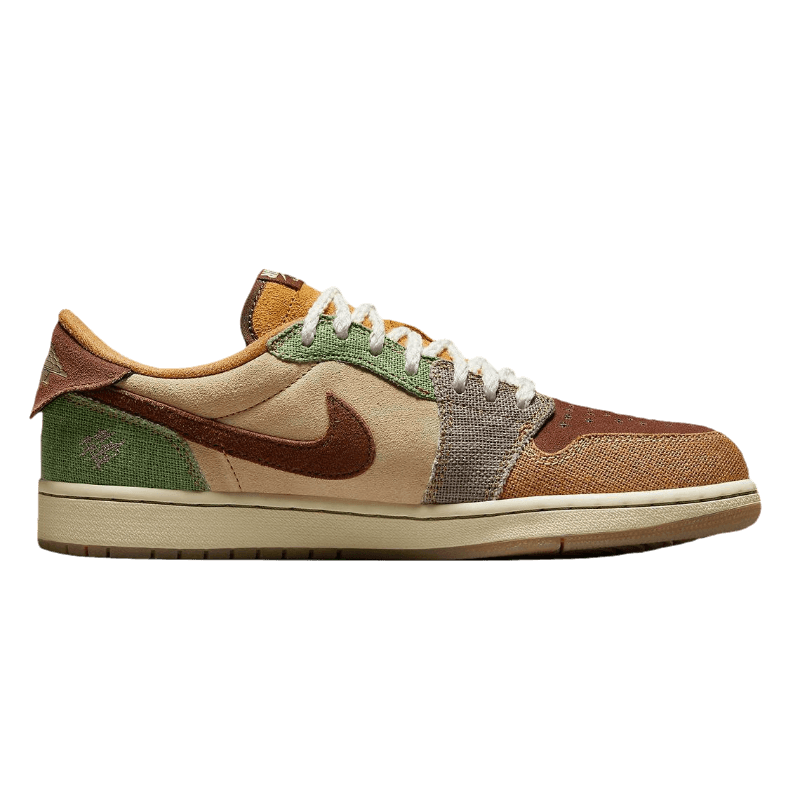 Air Jordan 1 Low Voodoo Flax and Oil Green - MOLINS COMPANY
