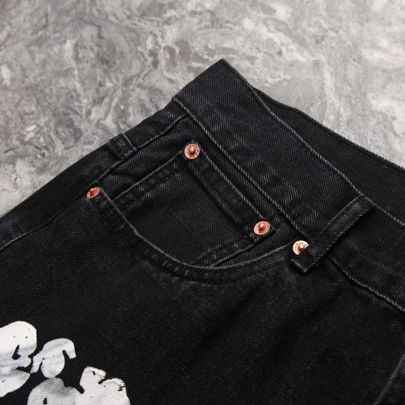 Calça DN T x Levi's Cotton Wreath Jean Black