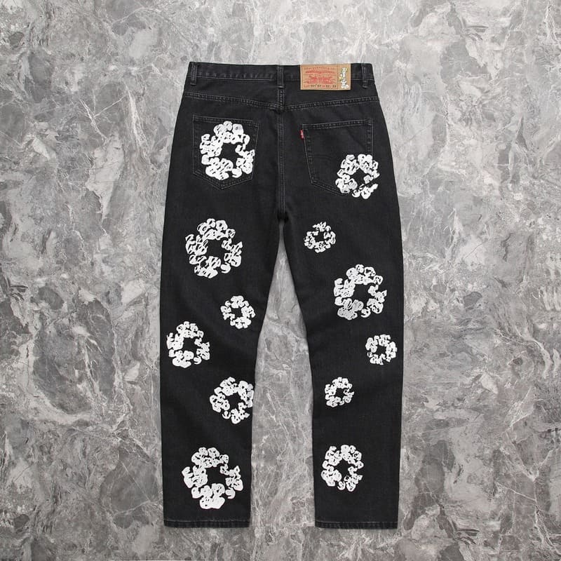 Calça DN T x Levi's Cotton Wreath Jean Black