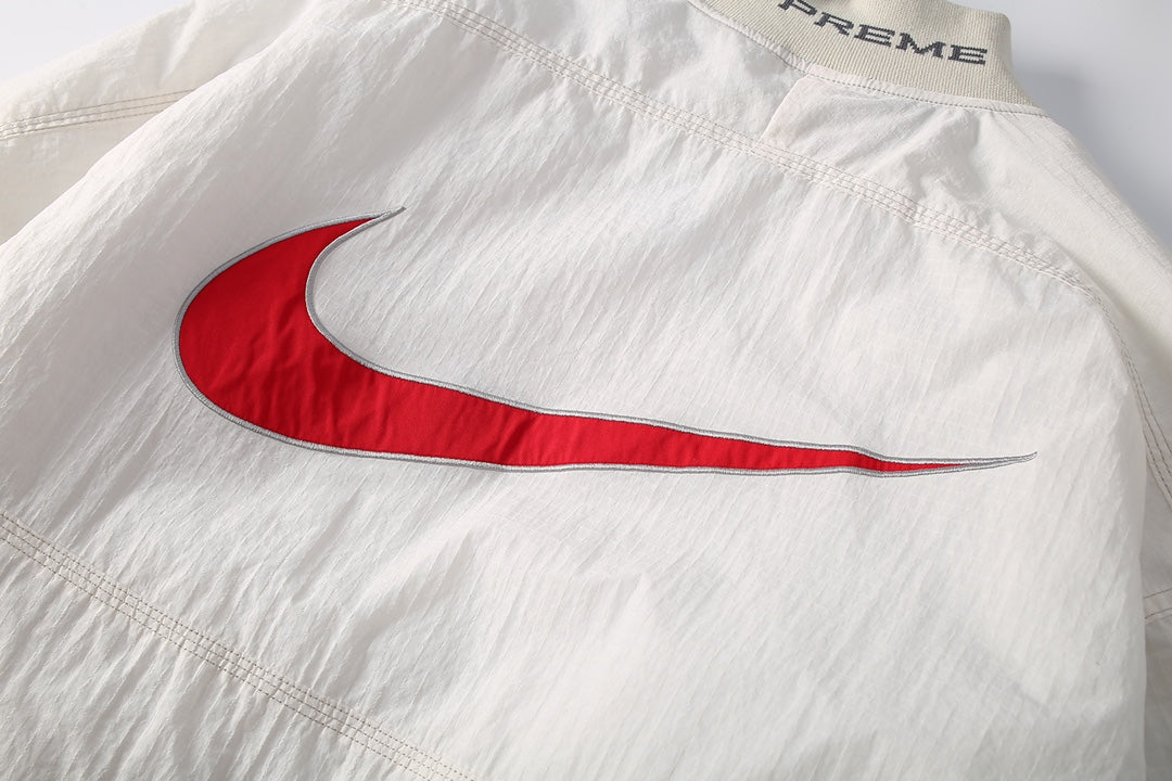 Supreme x NK Ripstop Pullover 'White'