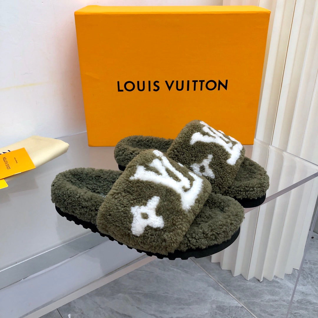 SLIDE LV PUFFER ( VERDE MUSGO )