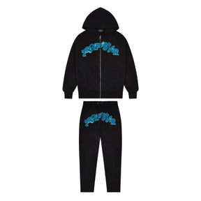 Conjunto Trapstar Wildcard Chenille BlueBlack