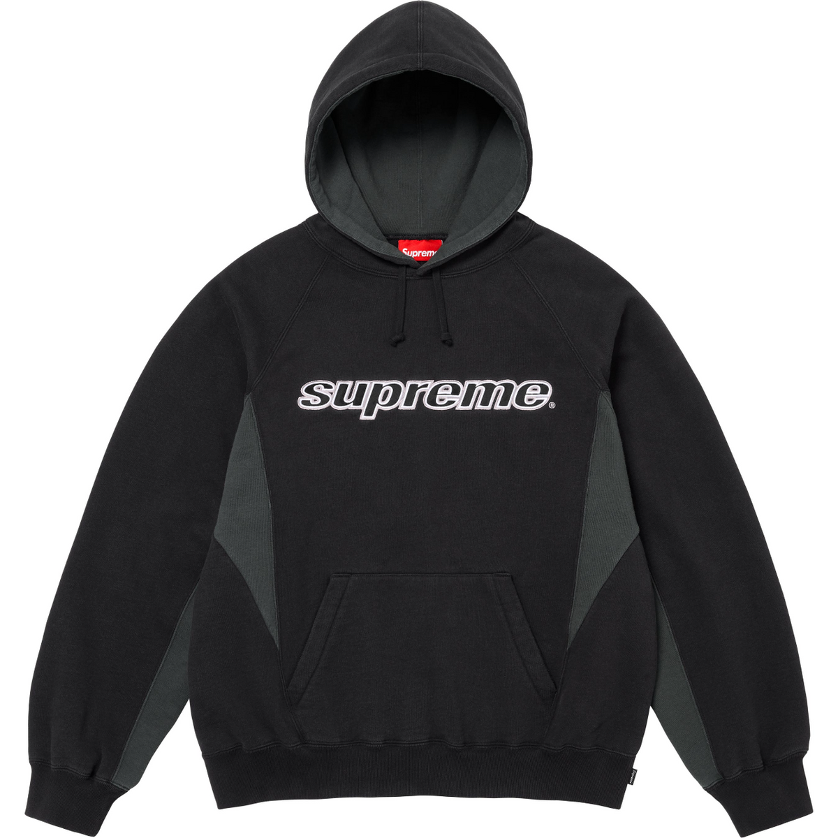Supreme Division Hooded Sweatshirt 'FW 24 black'