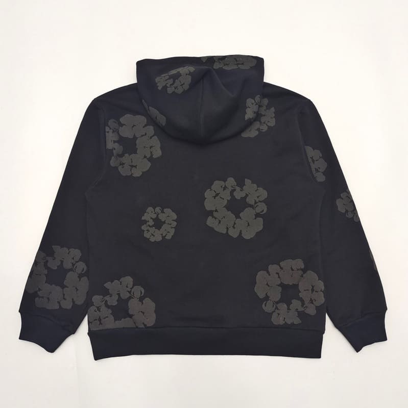 Moletom DN T Cotton Wreath Black Monochrome