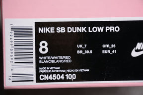 NK SB Dunk Low Parra White - MOLINS COMPANY