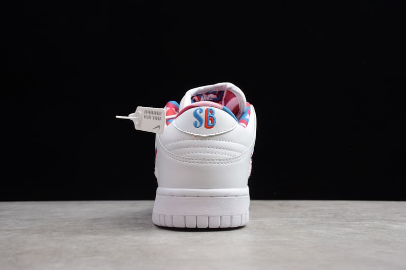 NK SB Dunk Low Parra White - MOLINS COMPANY