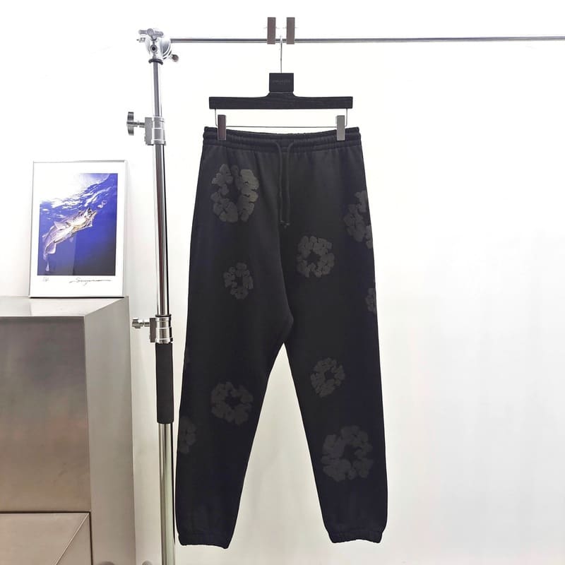Calça DN T Cotton Wreath Black Monochrome