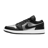 Air Jordan 1 Low Black Metallic Silver - MOLINS COMPANY