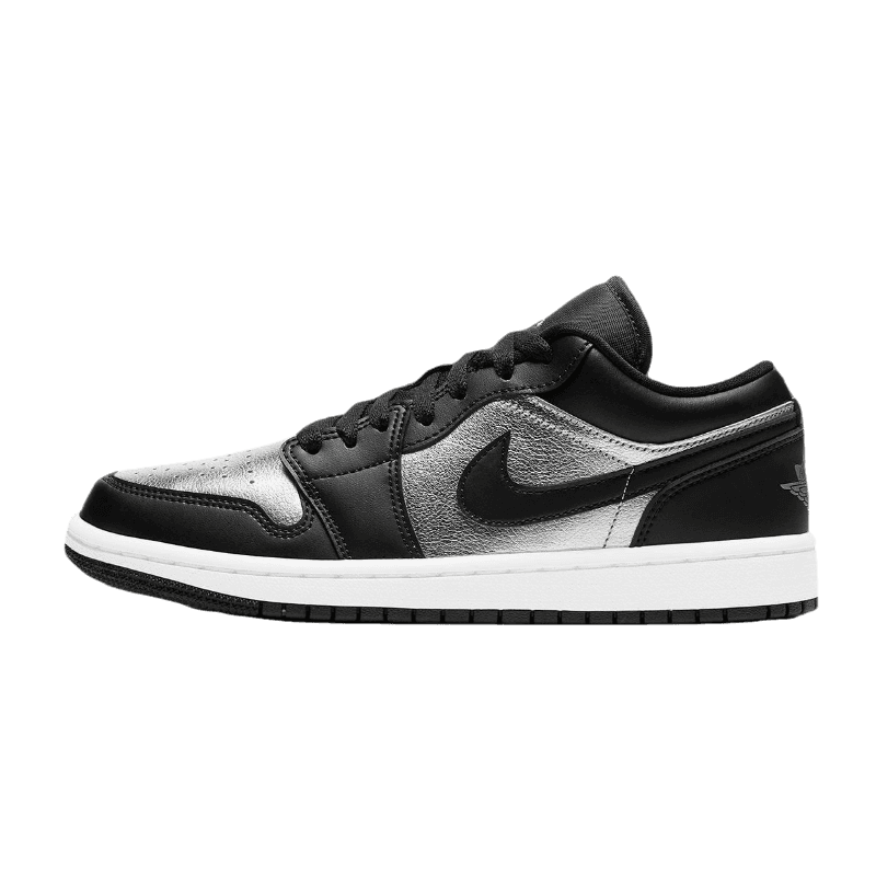 Air Jordan 1 Low Black Metallic Silver - MOLINS COMPANY