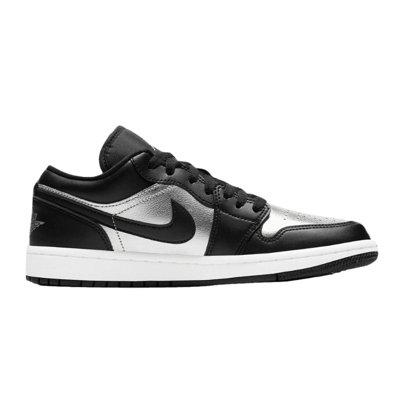 Air Jordan 1 Low Black Metallic Silver - MOLINS COMPANY