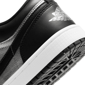 Air Jordan 1 Low Black Metallic Silver - MOLINS COMPANY