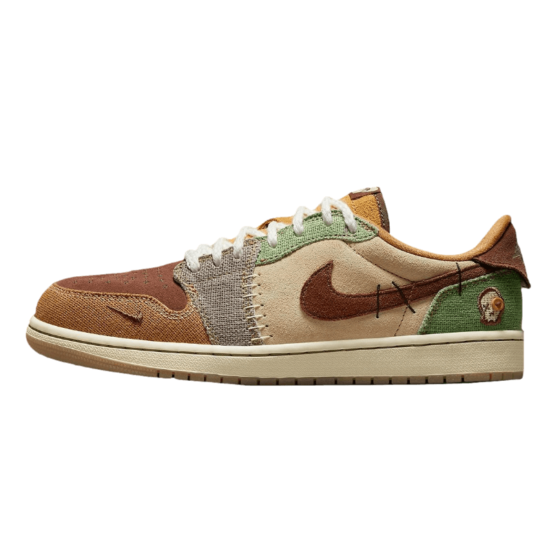 Air Jordan 1 Low Voodoo Flax and Oil Green - MOLINS COMPANY