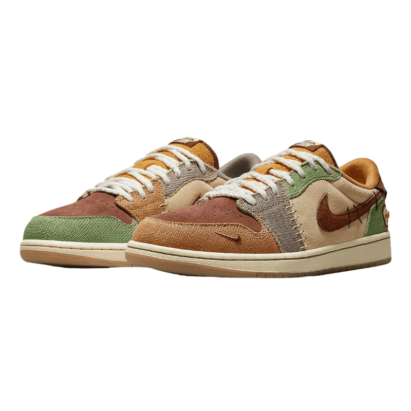 Air Jordan 1 Low Voodoo Flax and Oil Green - MOLINS COMPANY