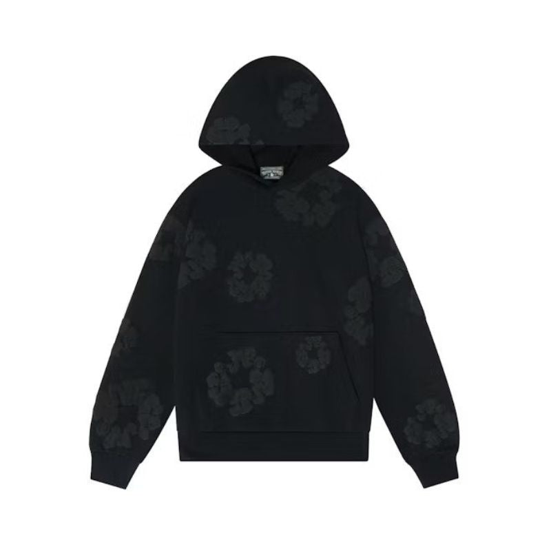 Moletom DN T Cotton Wreath Black Monochrome