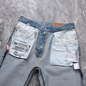 Calça DN T x Levi's Cotton Wreath Jean Ligh Wash