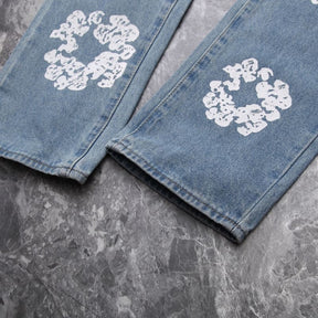 Calça DN T x Levi's Cotton Wreath Jean Ligh Wash