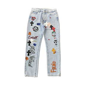 Calça Jeans Chrome Hearts Concept Sex