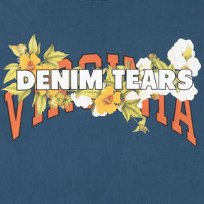 Camiseta Denim Tears "The Virginia 1619" Azul Marinho - MOLINS COMPANY