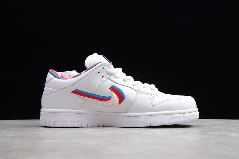 NK SB Dunk Low Parra White - MOLINS COMPANY