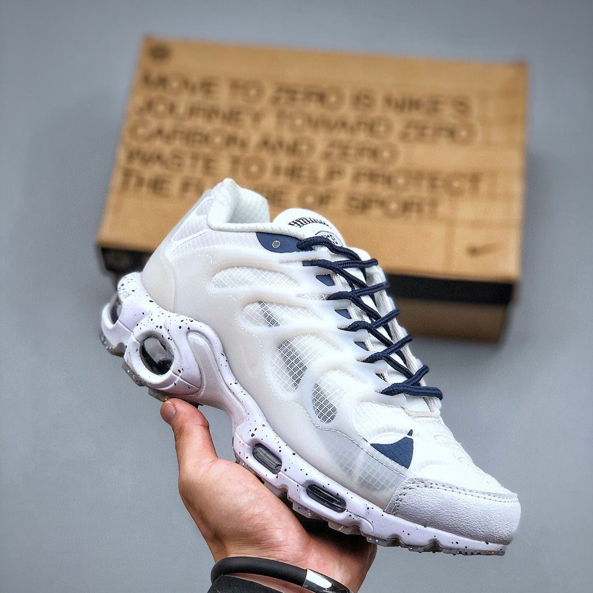 TÊNIS NK AIR MAX TERRASCAPE PLUS WHITE NAVY