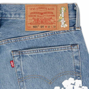 Calça DN T x Levi's Cotton Wreath Jean Ligh Wash